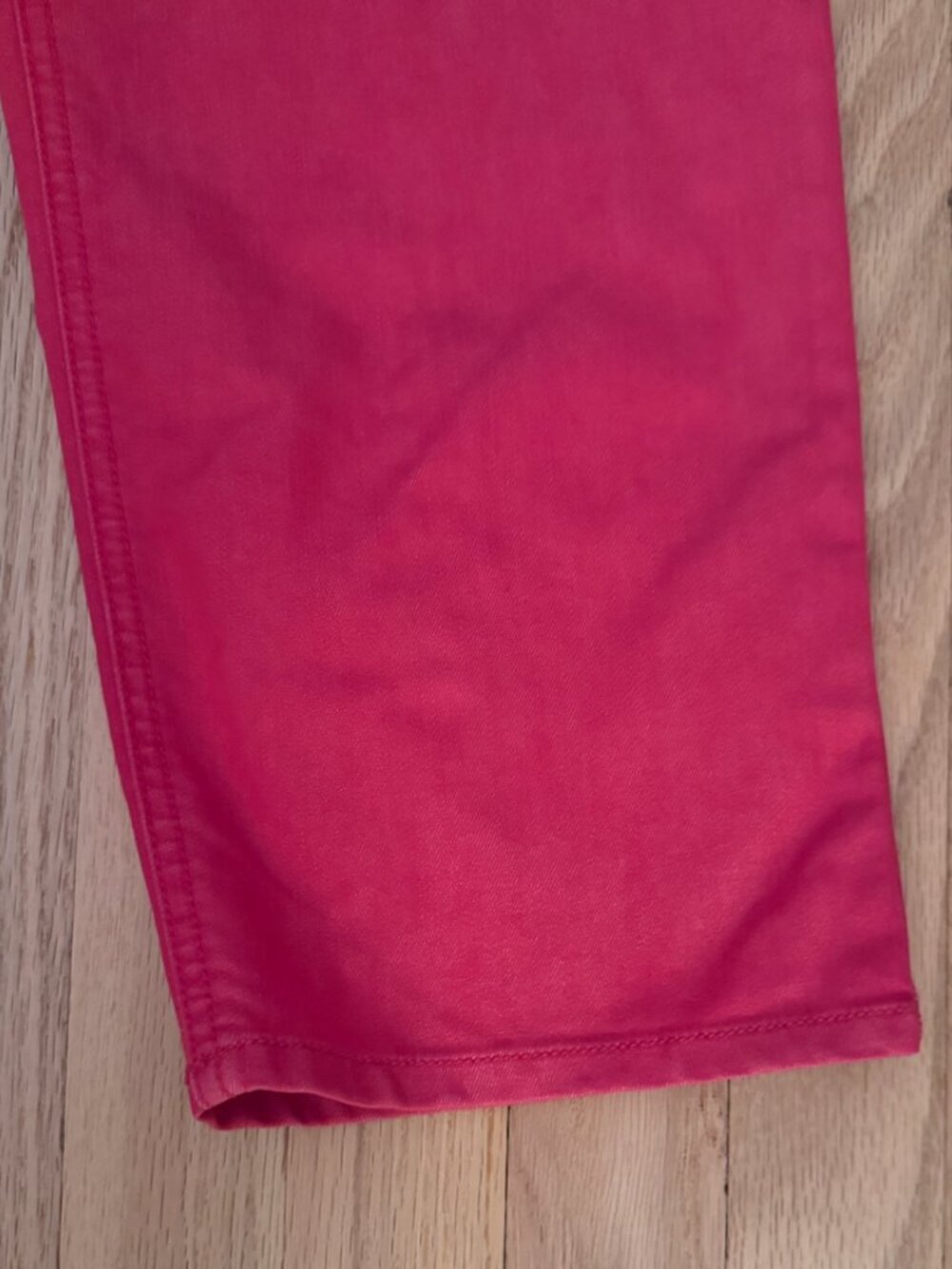 Pink Cropped Denim - Picture 4 of 5